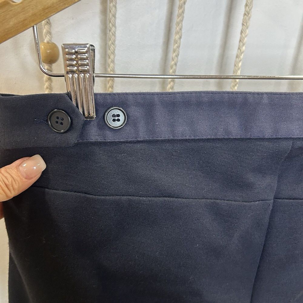 Theory Dress Pants Women's Blue Fit at the waist Slacks Bootcut Leg No size Labe - Picture 5 of 10